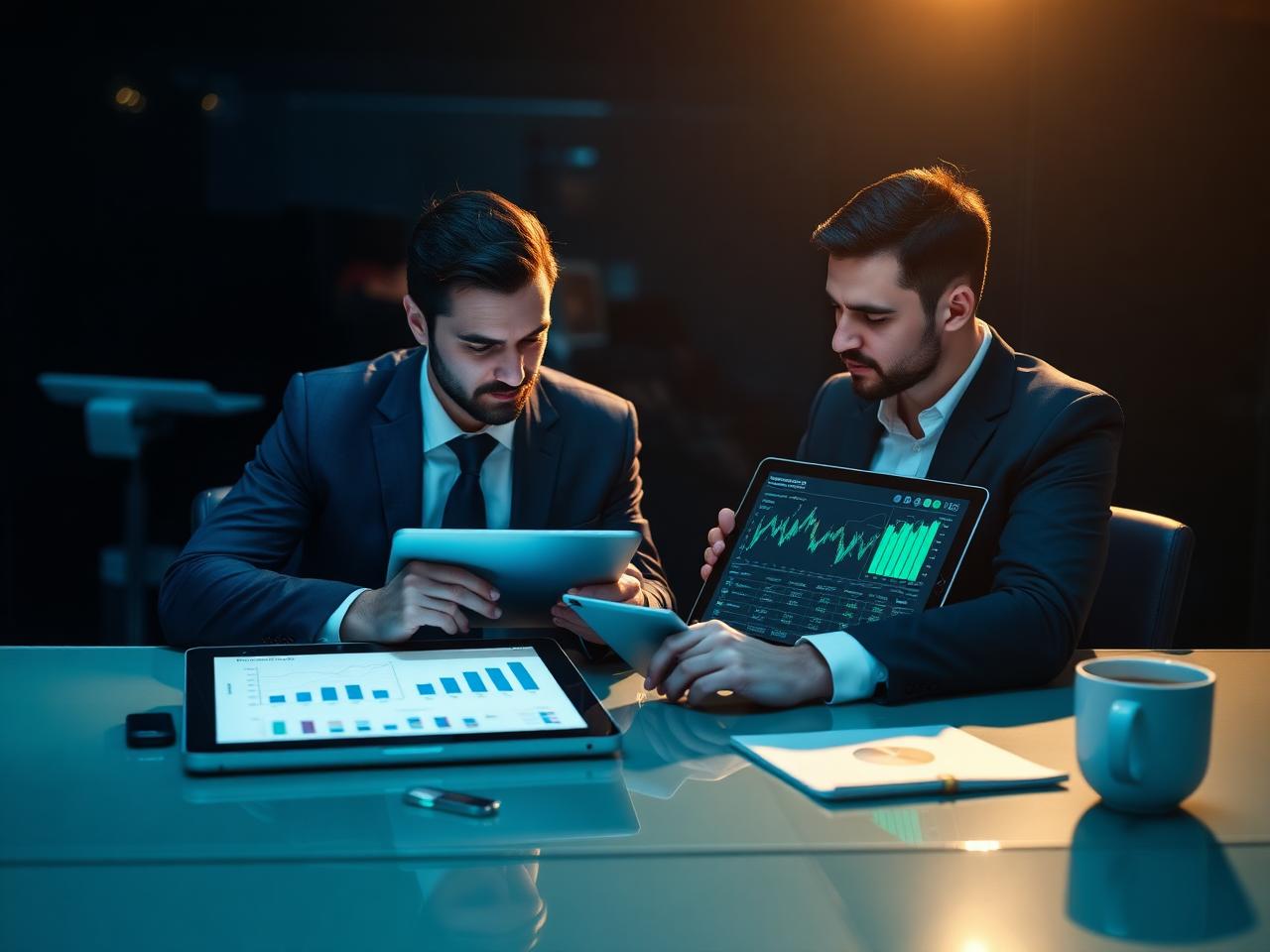 Consultores da CGN Brasil analisando indicadores financeiros e tributários